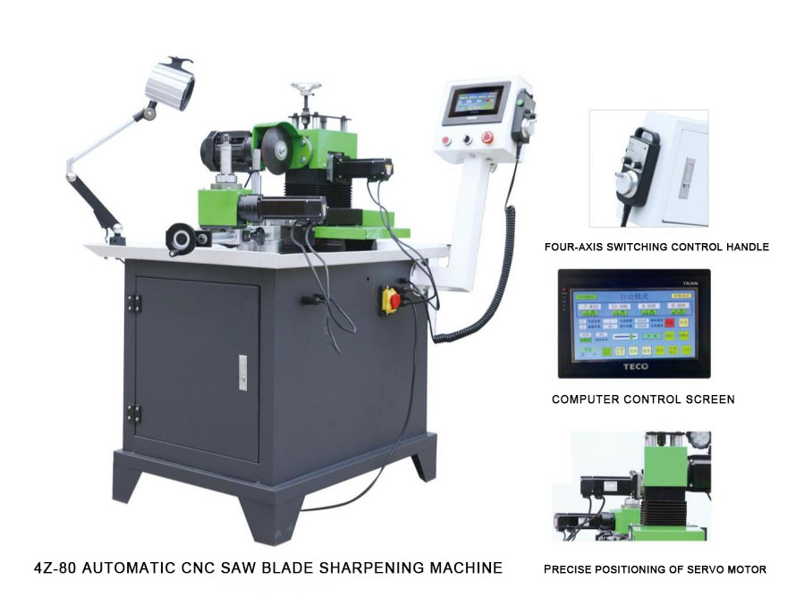 Máquina automática de afilado de hojas de sierra, rectificadora de engranajes